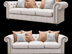 Sofa Chester 2 3D Model