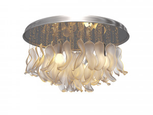 Chandelier Lussole Loft Como 3D Modelo 3D