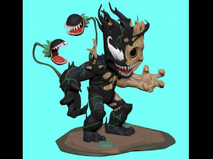 Venom Groot stl Modelo 3D