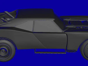 Batmobile 2022 stl 3D Model