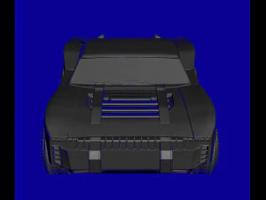 Batmobile 2022 stl 3D Model