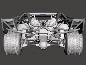 Batmobile 2022 stl 3D Model