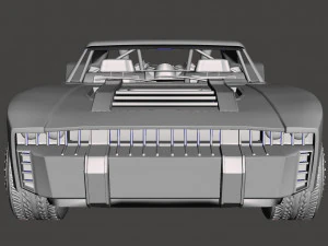 Batmobile 2022 stl 3D Model