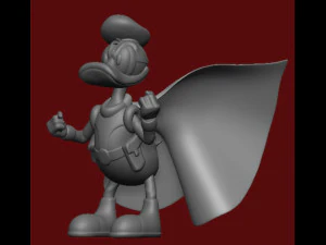 Donald Duck Paperinik SuperPato 3D Print Model