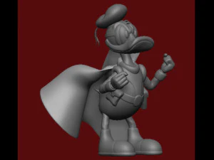 Donald Duck Paperinik SuperPato 3D Print Model
