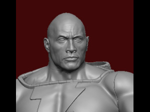 BLACK ADAM Dwayne Johnson The Rock 3D Print Model