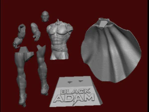 BLACK ADAM Dwayne Johnson The Rock 3D Print Model