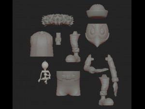 Gyro Gearloose Professor Pardal 3D Print Model