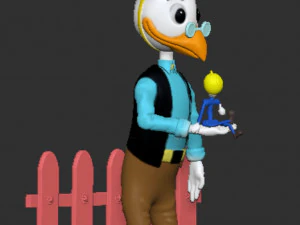 ジャイロギアルース パルダル教授 3Dプリントモデル