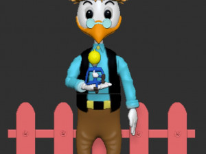 Gyro Gearloose Professor Pardal 3D Print Model