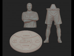 Luis Suarez Gremio 2023 3D-printmodel