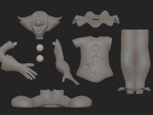 Bozo the Clown 3D Print Model
