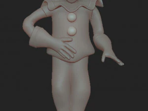 광대 보조 3D 프린트 모델