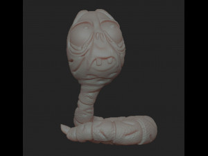 Maggot Corpse Bride 3D-printmodel