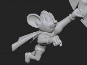Mighty Mouse 3D-Druckmodell