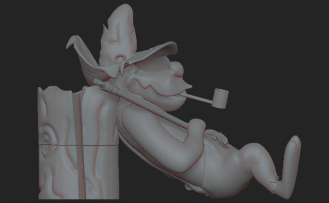 Paw Rugg The Hillbilly Bears Modèles 3D en vedette .c4d .max .obj .3ds .fbx .stl .blend 