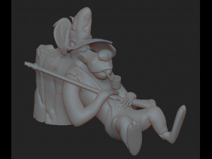 Paw Rugg The Hillbilly Bears Modèles 3D en vedette