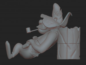 Paw Rugg The Hillbilly Bears Modèles 3D en vedette
