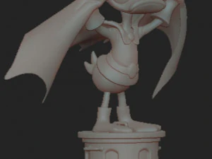 Kırmızı Yarasa Fethry Ördeği 3D Model