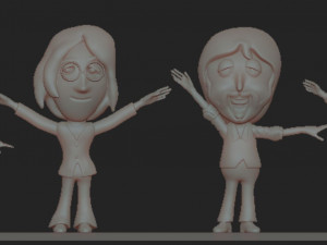 The Beatles help 3D Model