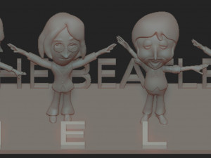 The Beatles help 3D Model