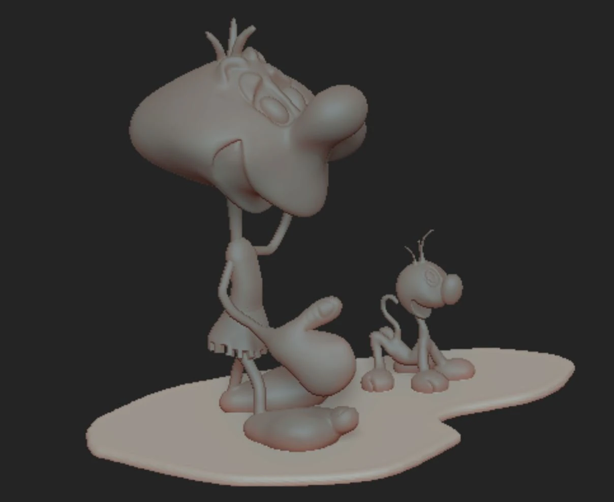 Eega Beeva and Pflip 3D Model .c4d .max .obj .3ds .fbx .stl .blend