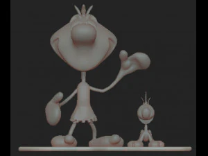 Eega Beeva and Pflip 3D Model