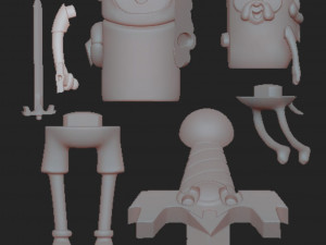 Adventure Time Finn and Jake 3D Baskı Modeli