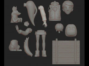 Infinity Train 3D Print Model