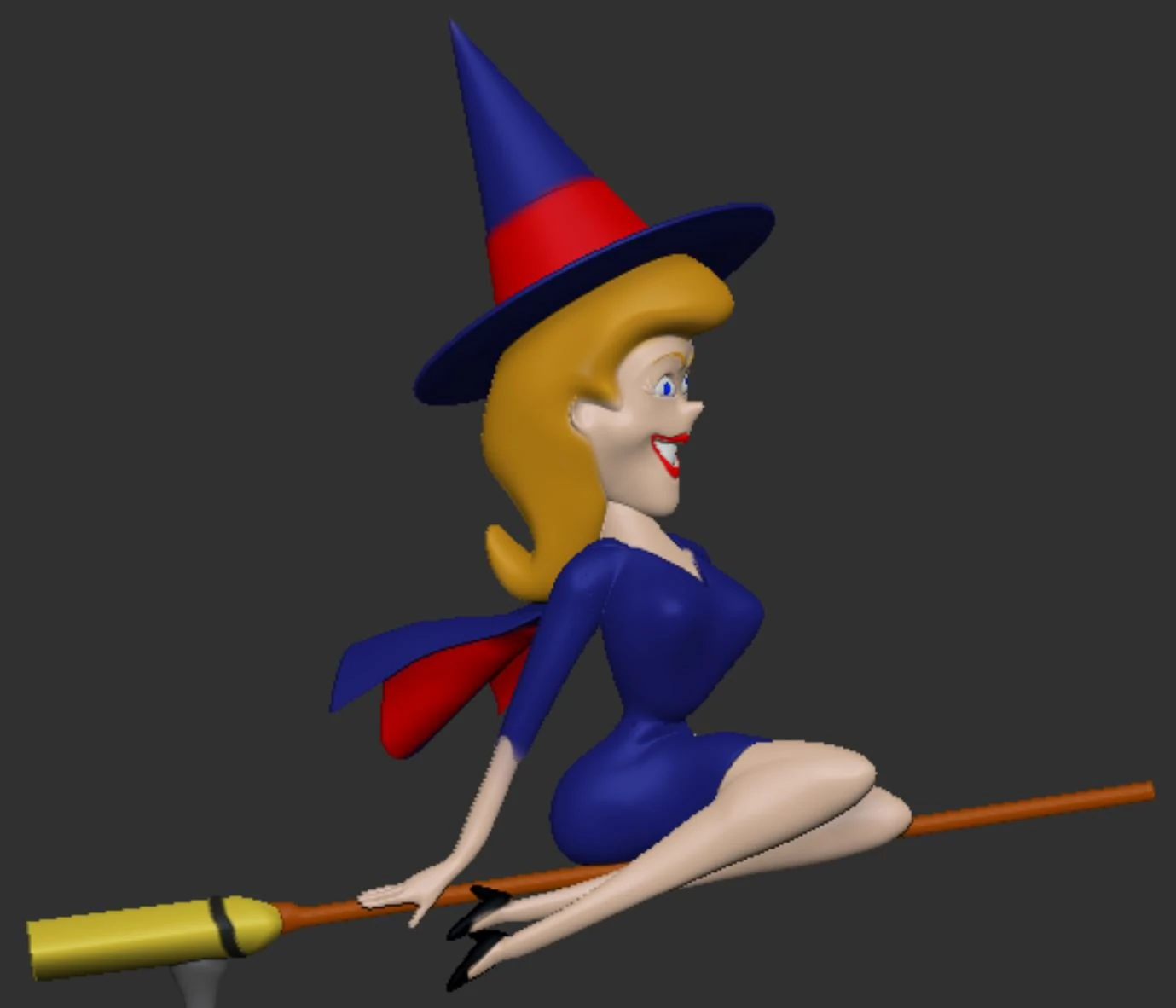 Bewitched 60s 3D Print Model .c4d .max .obj .3ds .fbx .stl .blend 