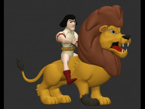 若きサムソン サムソン・ゴリアテ 3Dプリントモデル