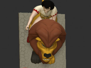 Young Samson Samson Goliath Modèles 3D en vedette