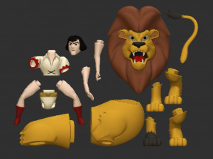 Young Samson Samson Goliath Modèles 3D en vedette