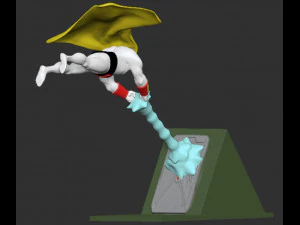 Fantasma spaziale Modello di stampa 3D