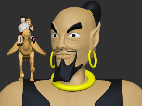 Shazzan Kaboobie Chuck and Nancy 3D Print Model