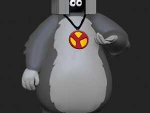 Mighty Man Yukk 3D-Druckmodell