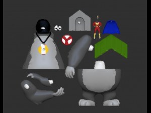 Mighty Man Yukk 3D-Druckmodell