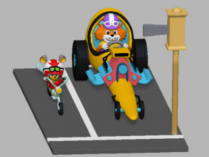 Motormouse and Autocat 3D Print Model