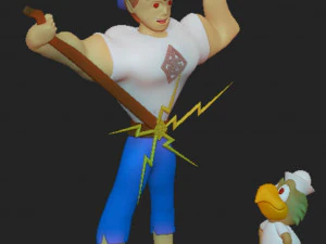 Sinbad Jr 3D Print Model