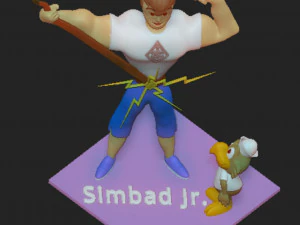 Sinbad Jr 3D Print Model