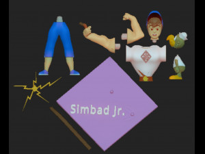 Sinbad Jr 3D 프린트 모델
