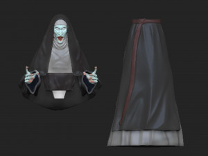The Nun A freira 3D Print Model