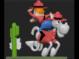 Dudley Do-Right 3D Print Model
