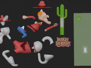 Dudley Do-Right 3D Print Model