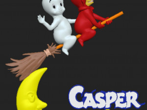 Casper and Wendy 3D Print Model