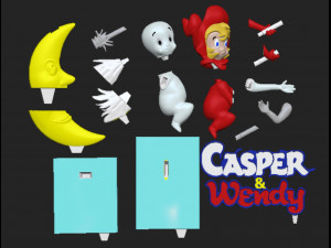 Casper and Wendy Modelo de impresión 3D