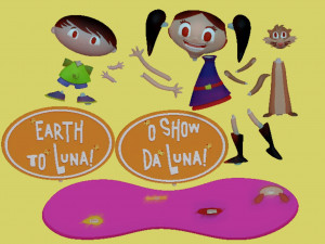 Luna Earth to Luna Model Cetak 3D