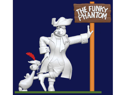 The Funky Phantom 3D Print Model