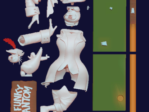 The Funky Phantom 3D printmodel