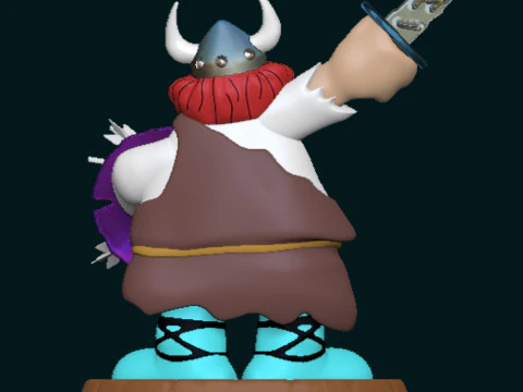 Hagar the Horrible 3D Print Model